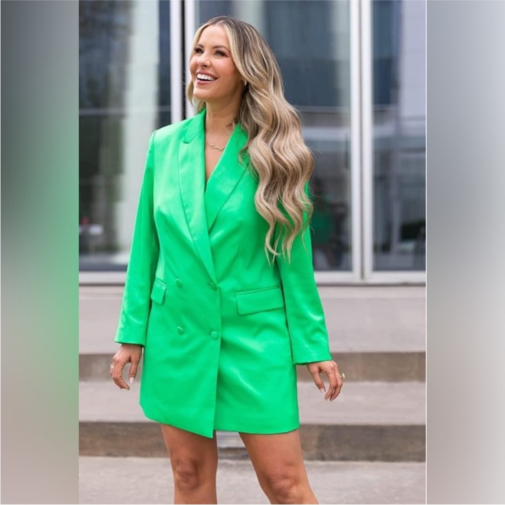 Vibrant Green Women's Blazer